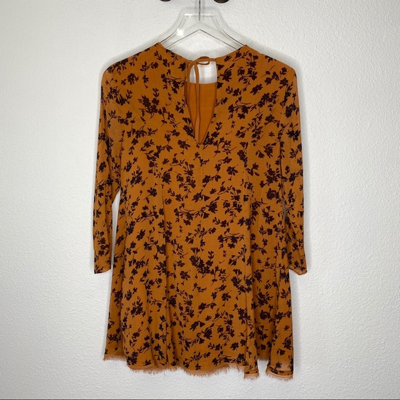 Anthropologie Kimchi Blue Floral Mini Dress - Picture 6 of 7